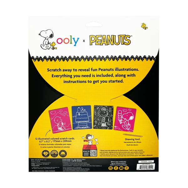 Peanuts Scratch Art Kit