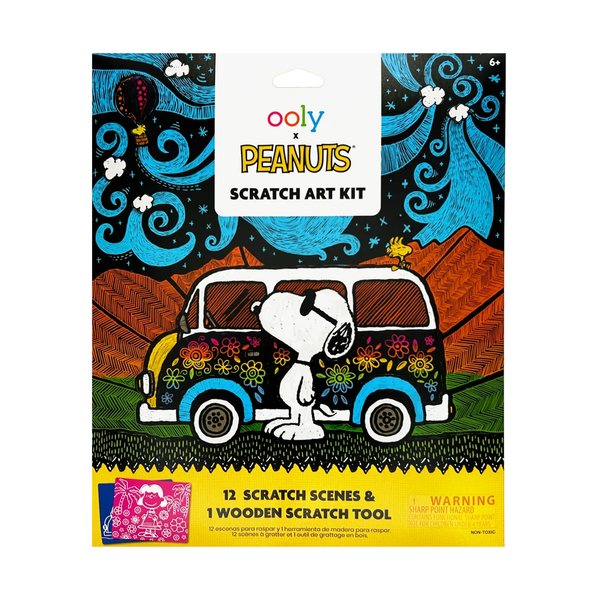 Peanuts Scratch Art Kit
