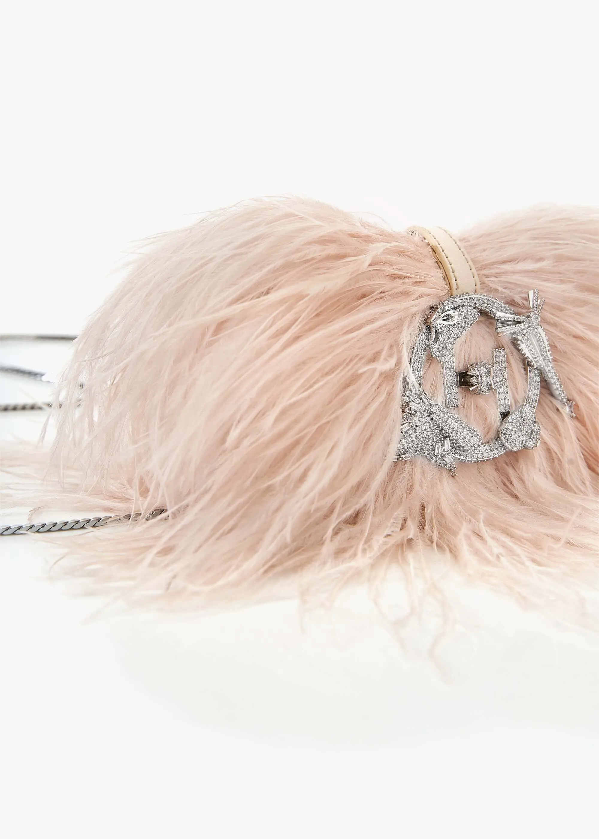 Pearl pink scarlet minivet bag