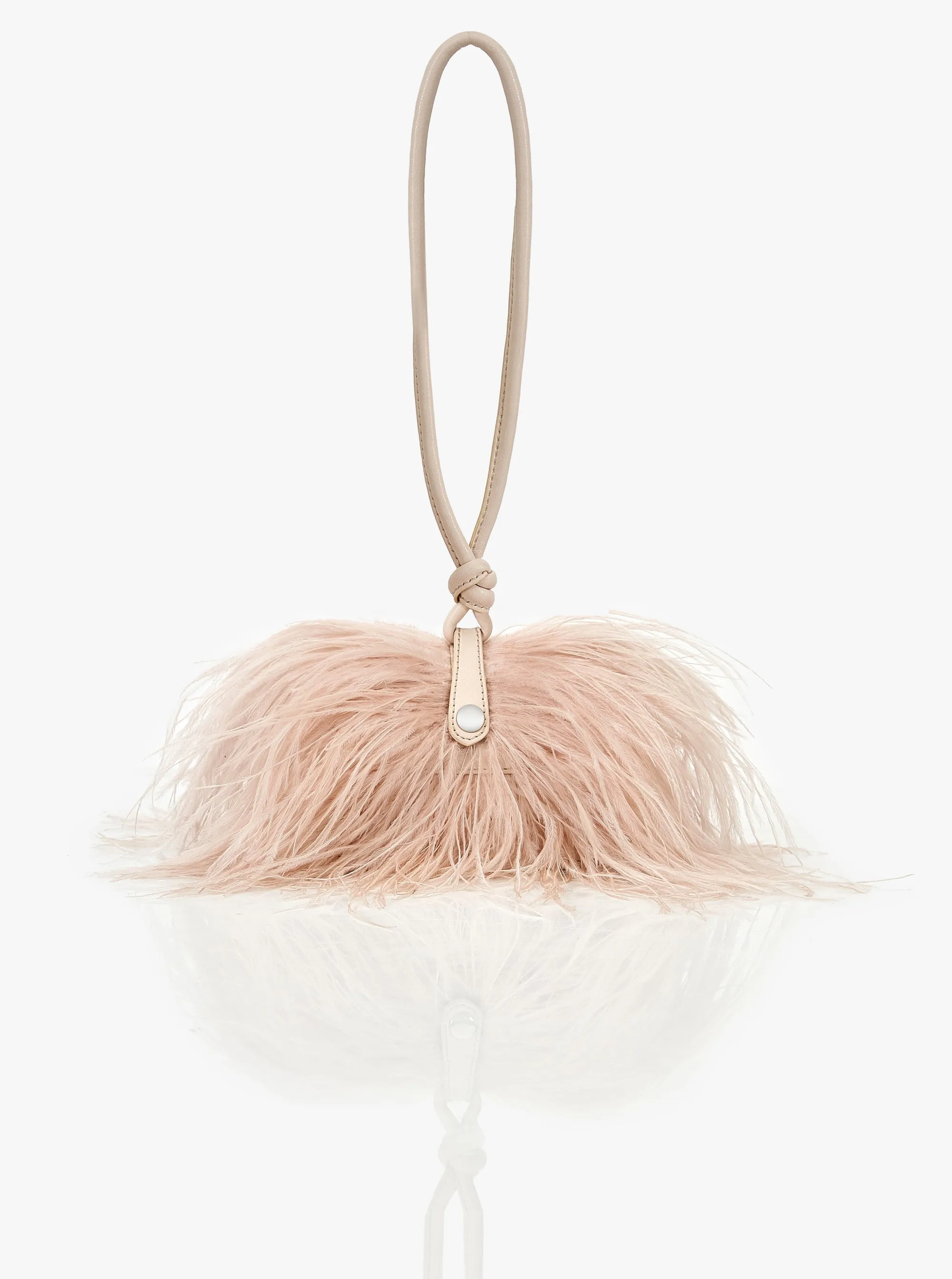 Pearl pink scarlet minivet bag