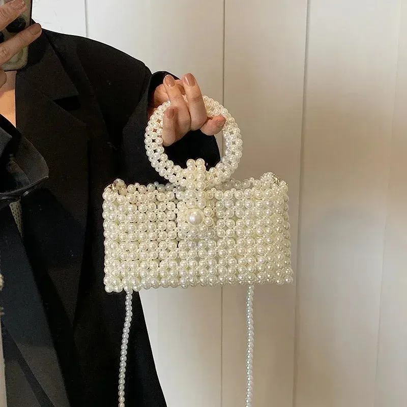 Pearl Square Handbag