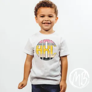 Pencil Monogram Tee