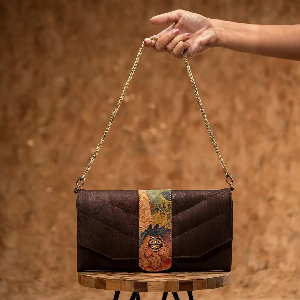 Peony Cork Clutch