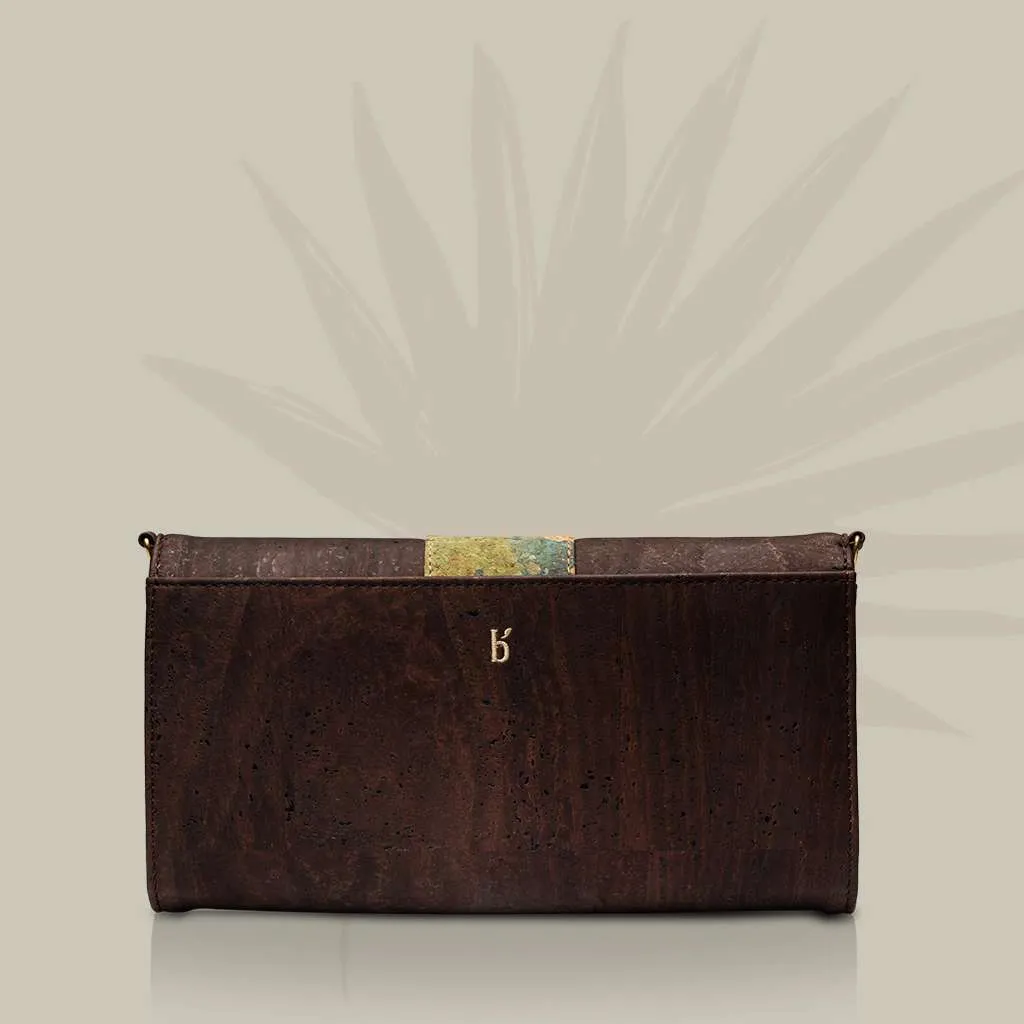 Peony Cork Clutch