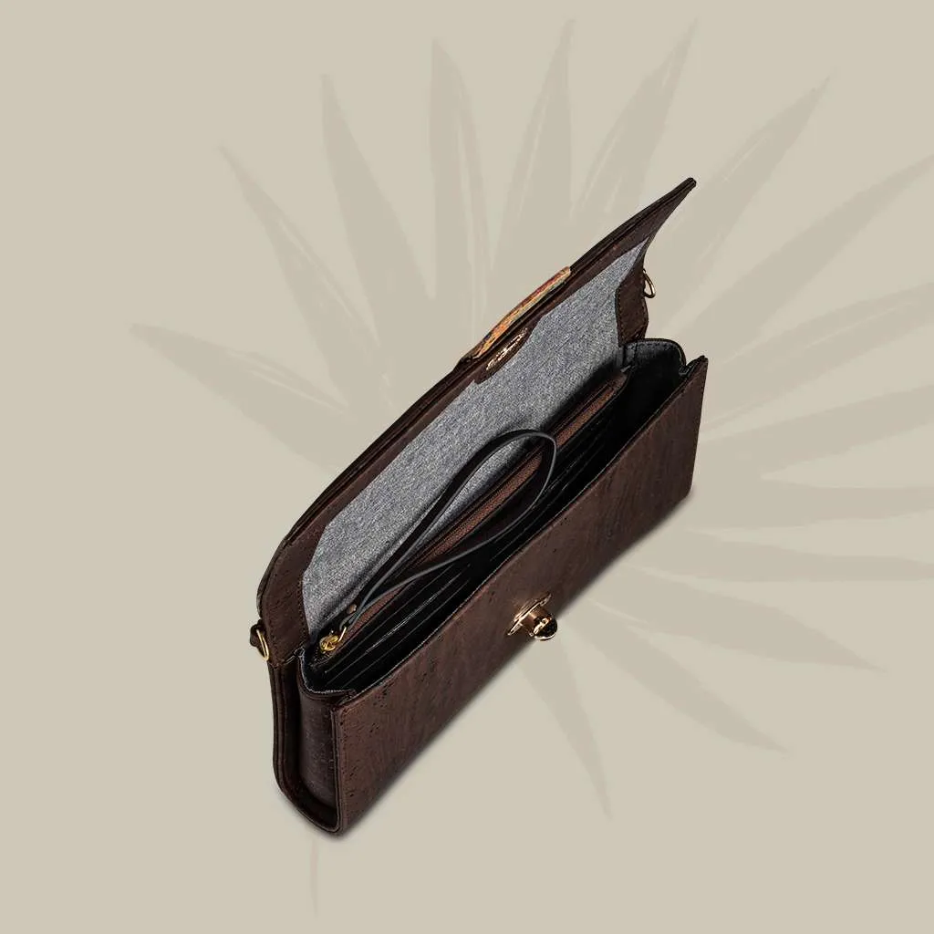 Peony Cork Clutch