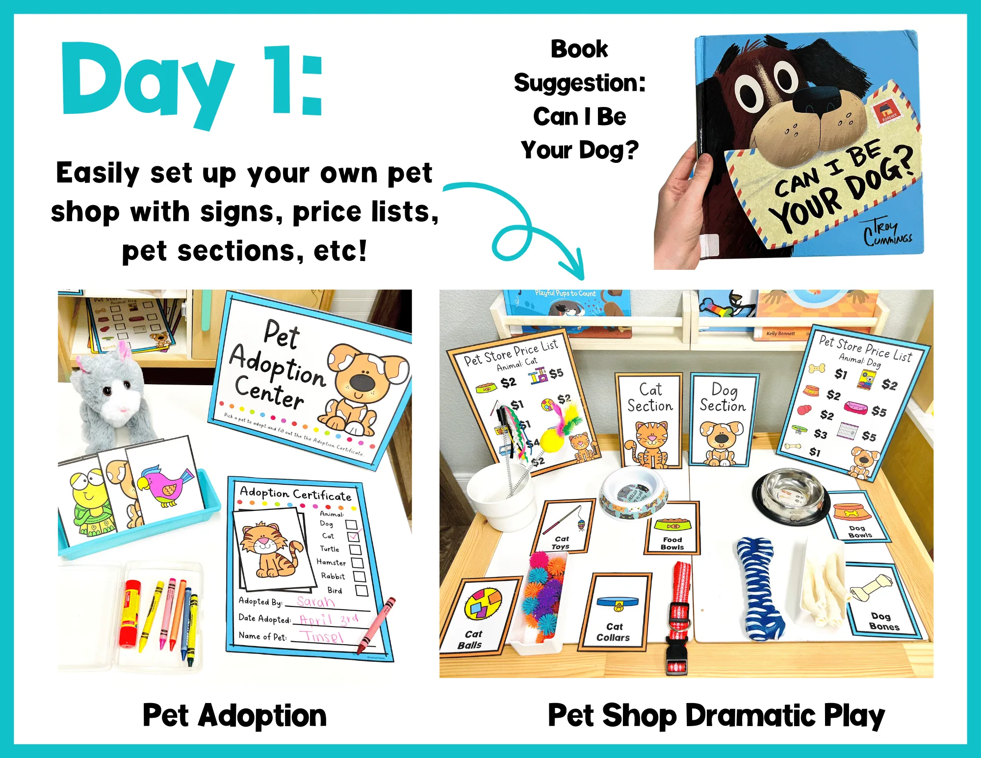 Pet Theme Activities Preschool Weekly Curriculum