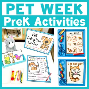 Pet Theme Activities Preschool Weekly Curriculum