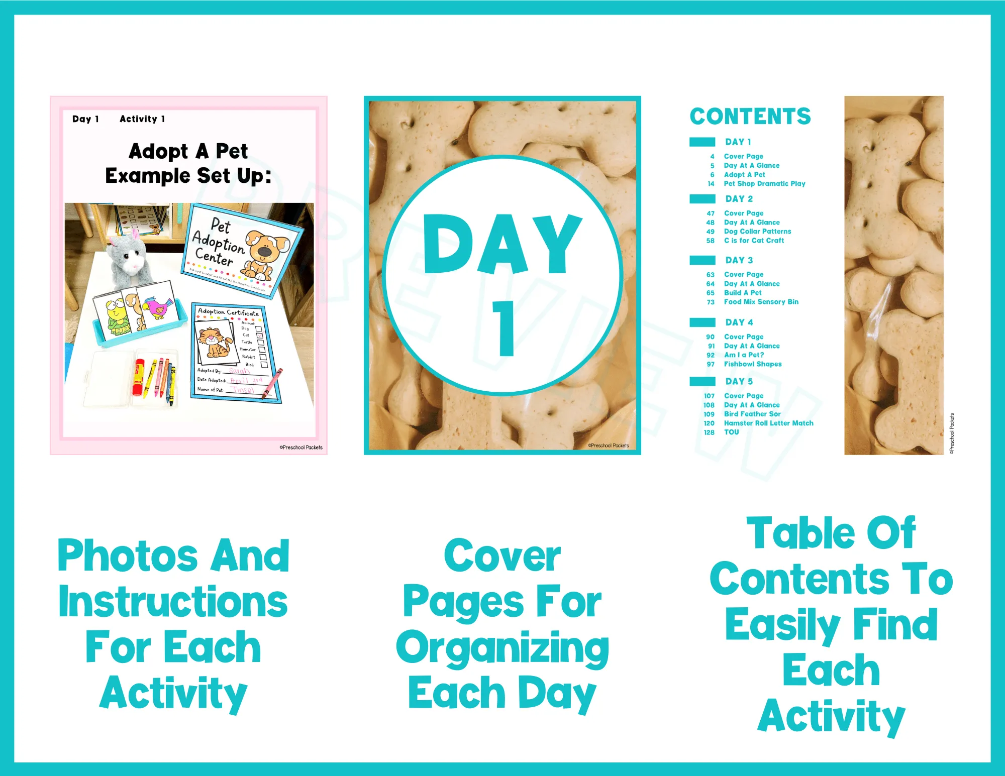 Pet Theme Activities Preschool Weekly Curriculum