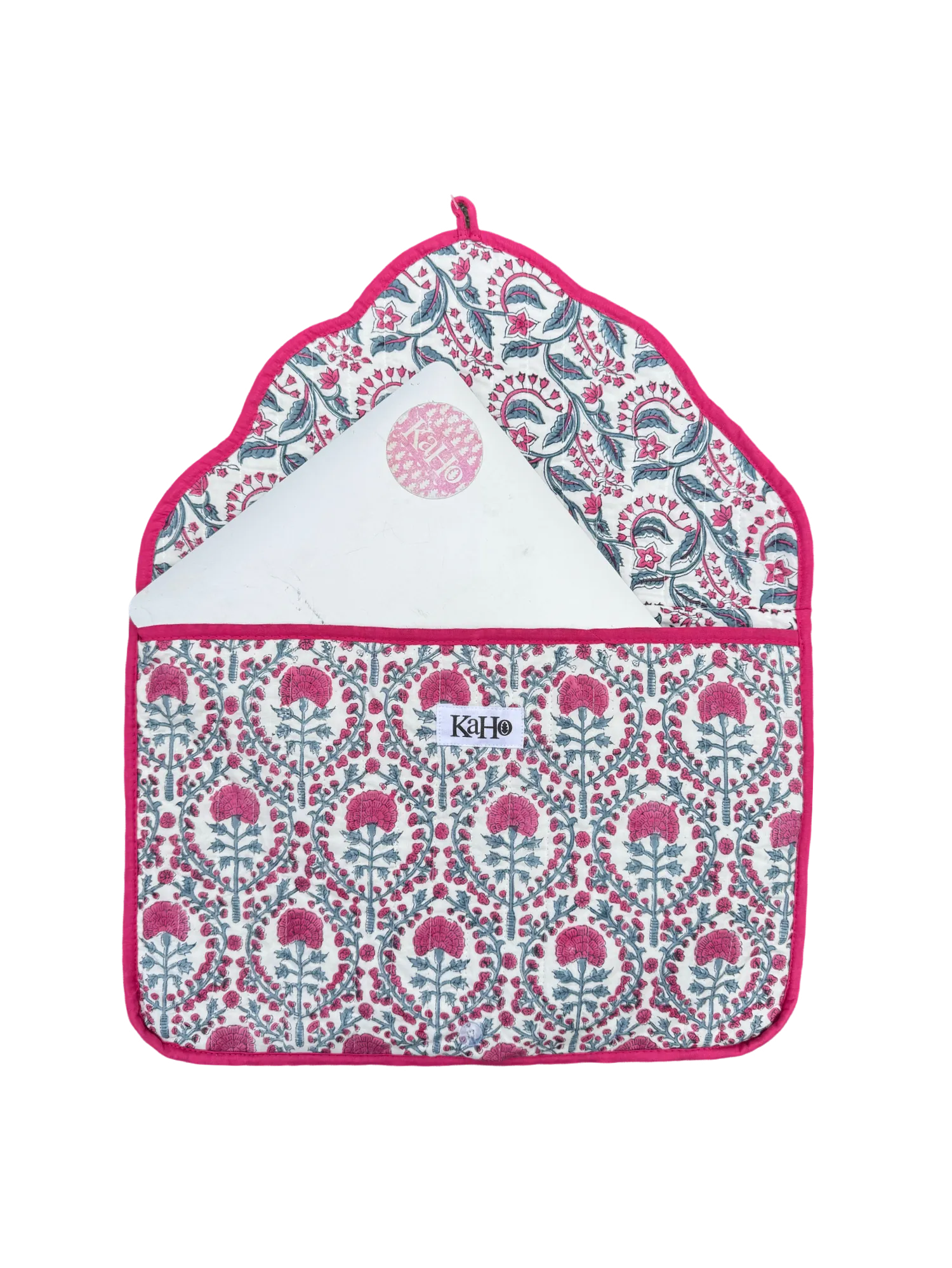 PINK AND BLUE TRELLIS LAPTOP CASES