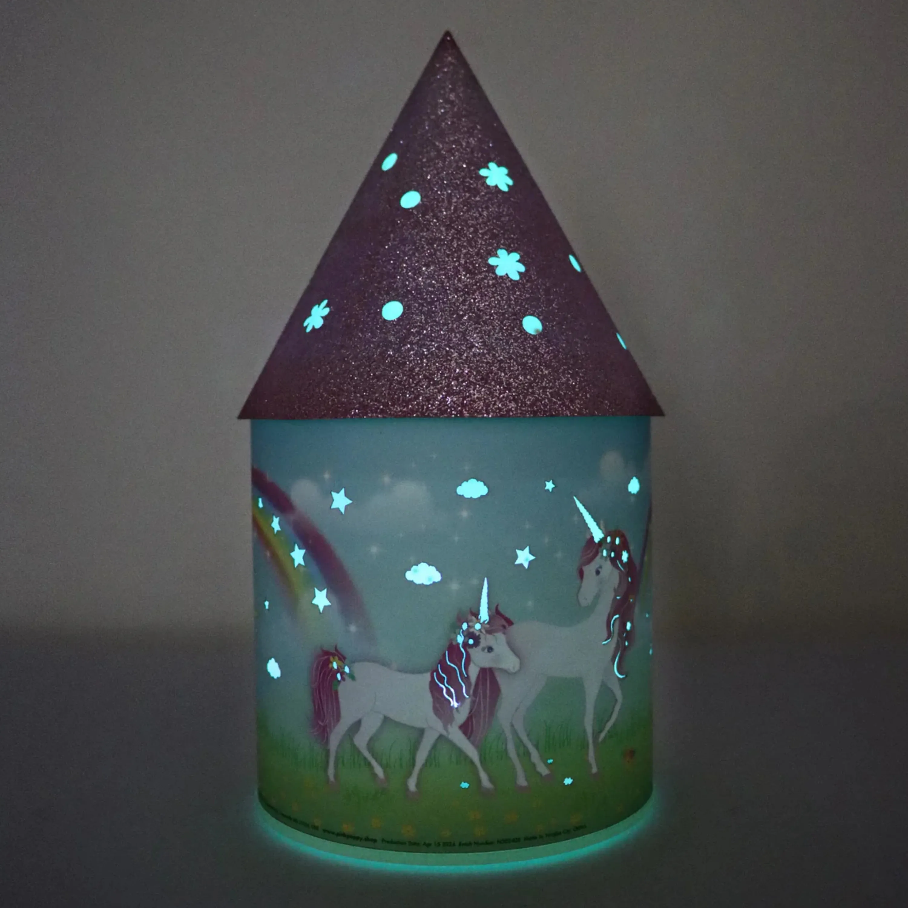 Pink Poppy  Stardust Unicorn Lantern