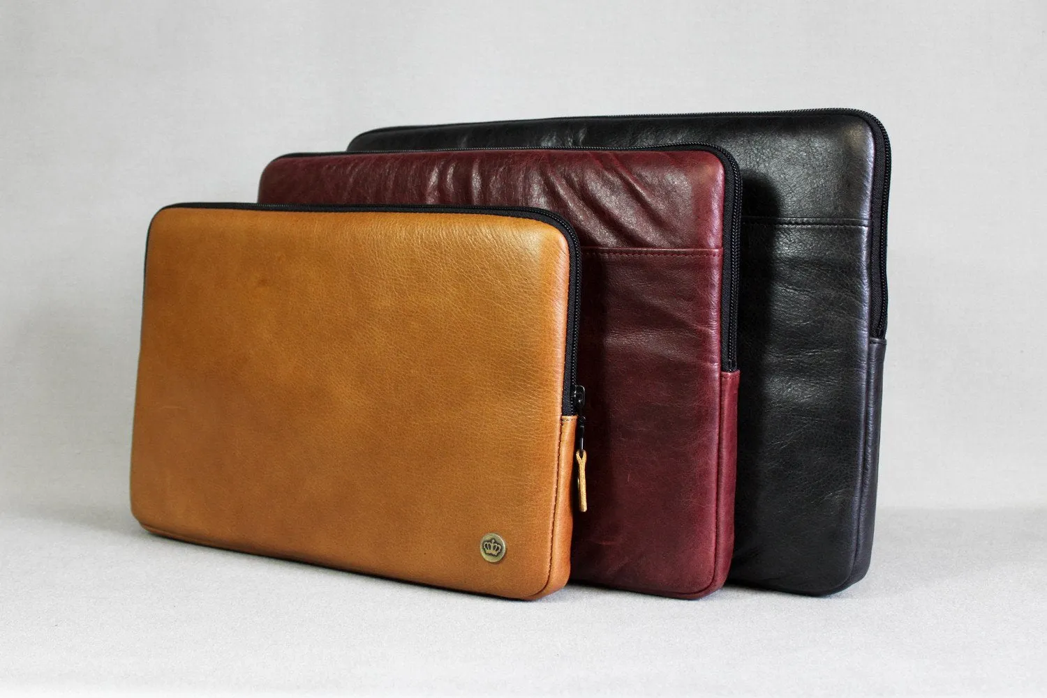 PKG Skinny Leather Sleeve 15" MacBook Tan