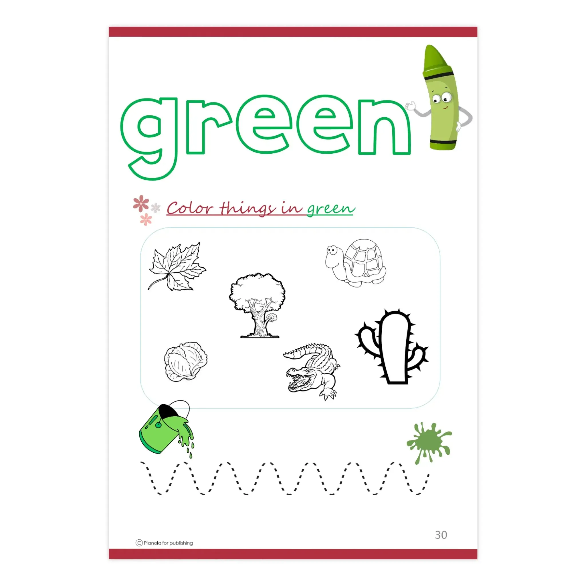 Planola Happy Toddler’s Preschool Math Workbook