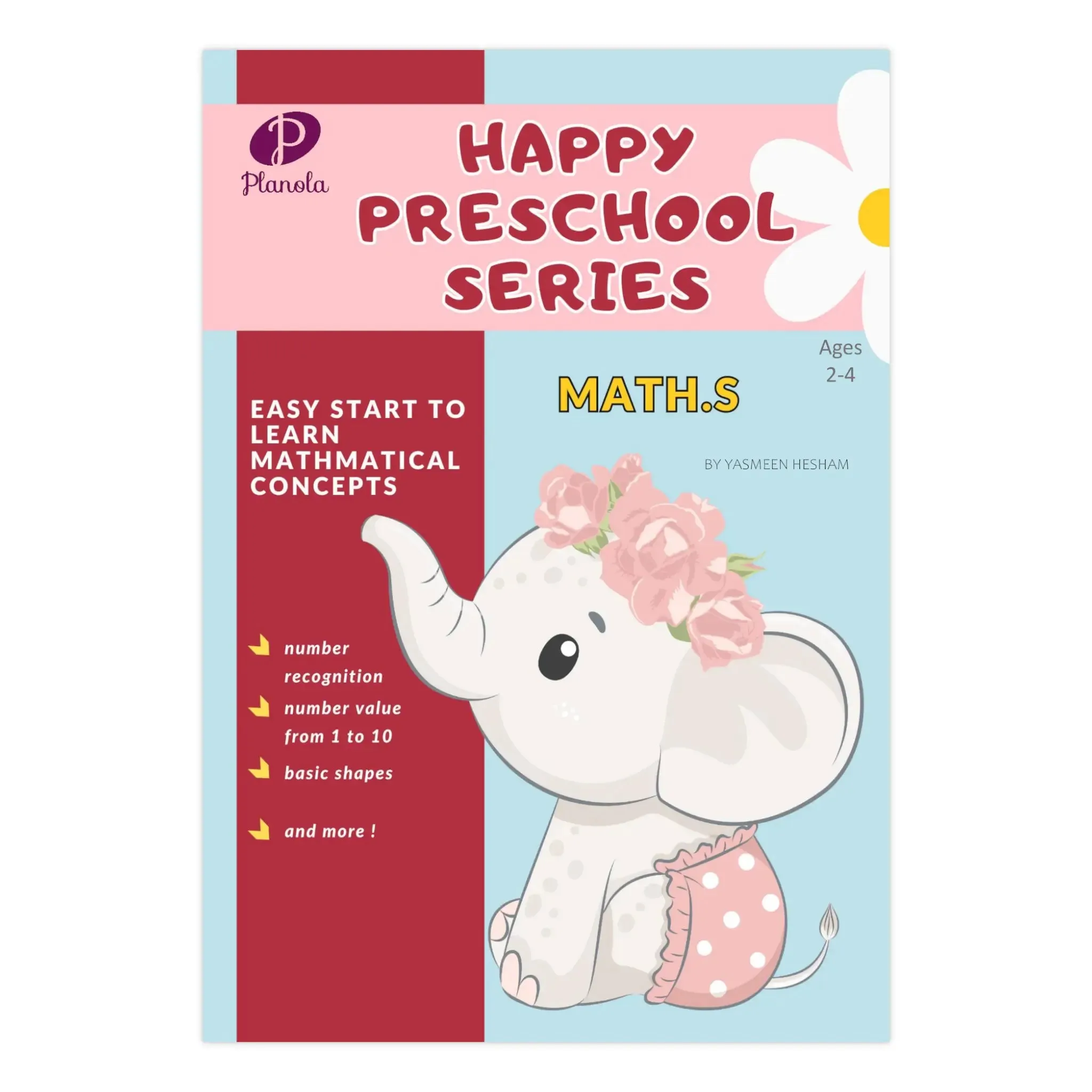 Planola Happy Toddler’s Preschool Math Workbook
