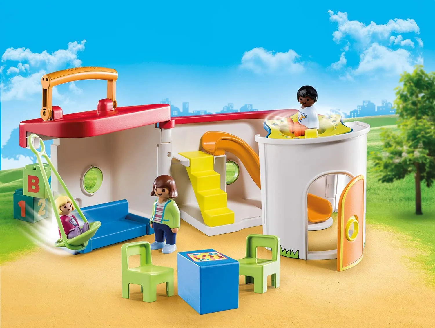 Playmobil 1.2.3 Take Along Preschool