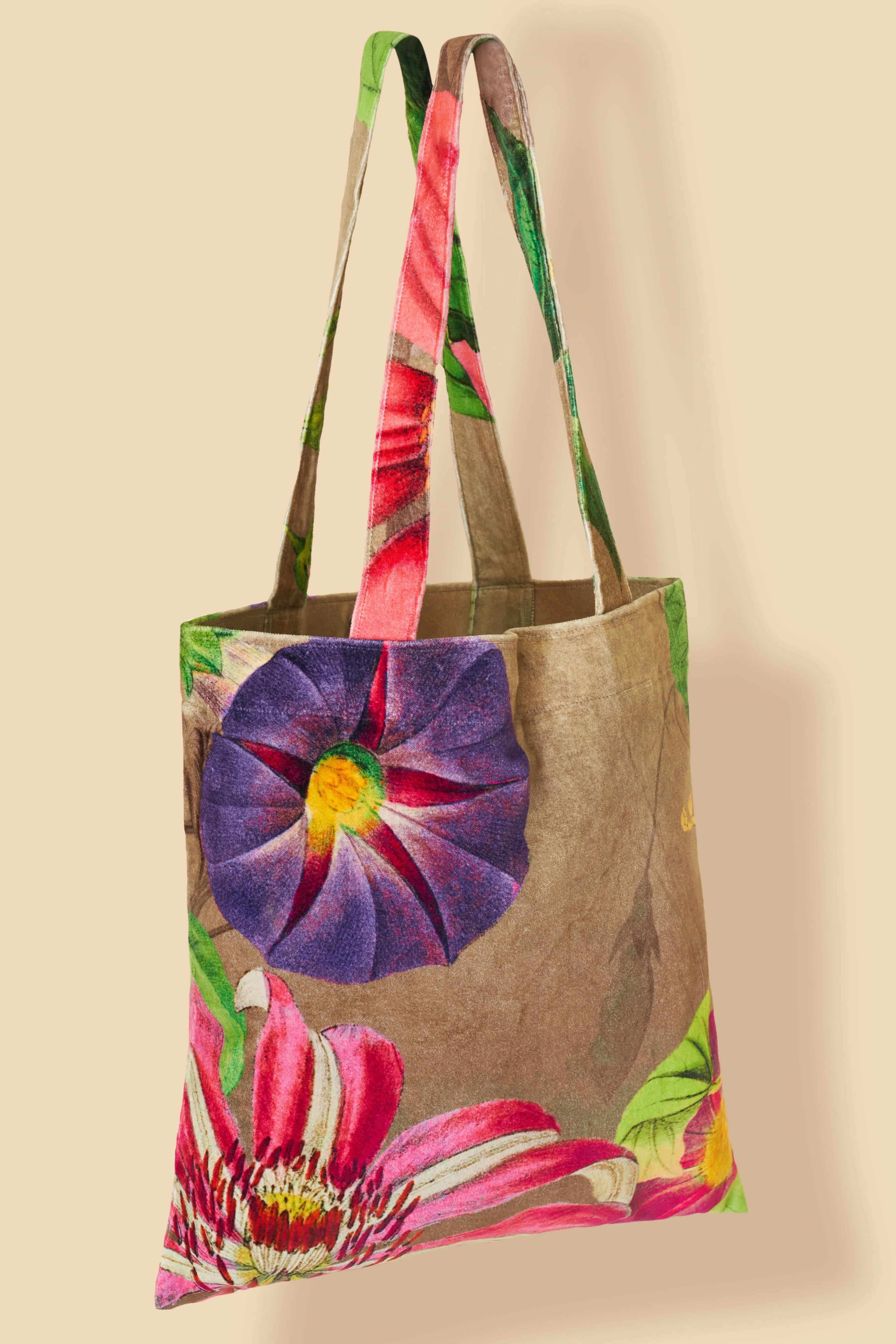 Powder UK Botanical Velvet Tote