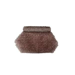 Prada Lavender Beaded Clutch