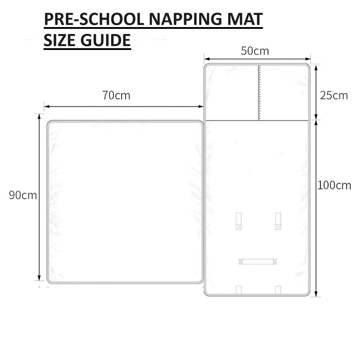 Pre-School Sleeping Or Napping Mats - Ages 2 - 5 Years