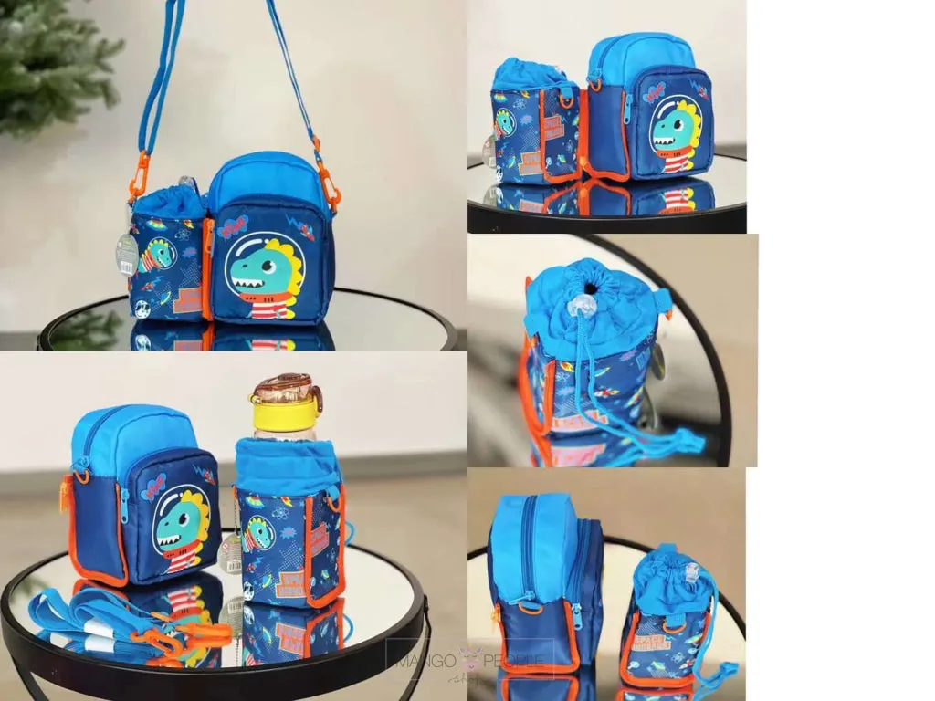 Premium Quality Kids Sling Bags with Detachable Bottle Space