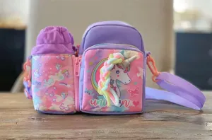 Premium Quality Kids Sling Bags with Detachable Bottle Space
