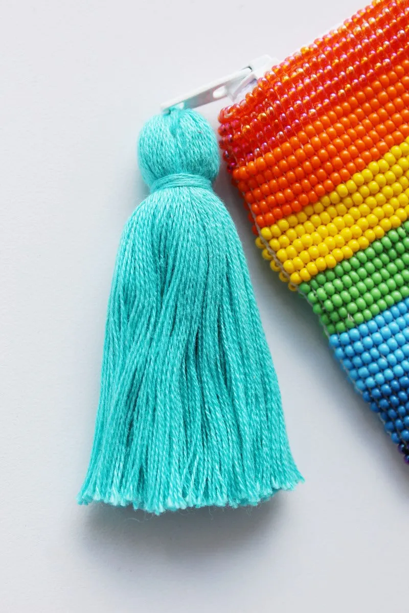 Pride Glass Bead Coin Purse