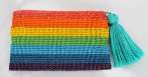 Pride Glass Bead Coin Purse