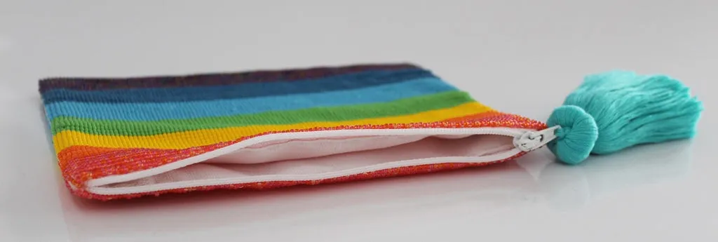 Pride Glass Bead Coin Purse