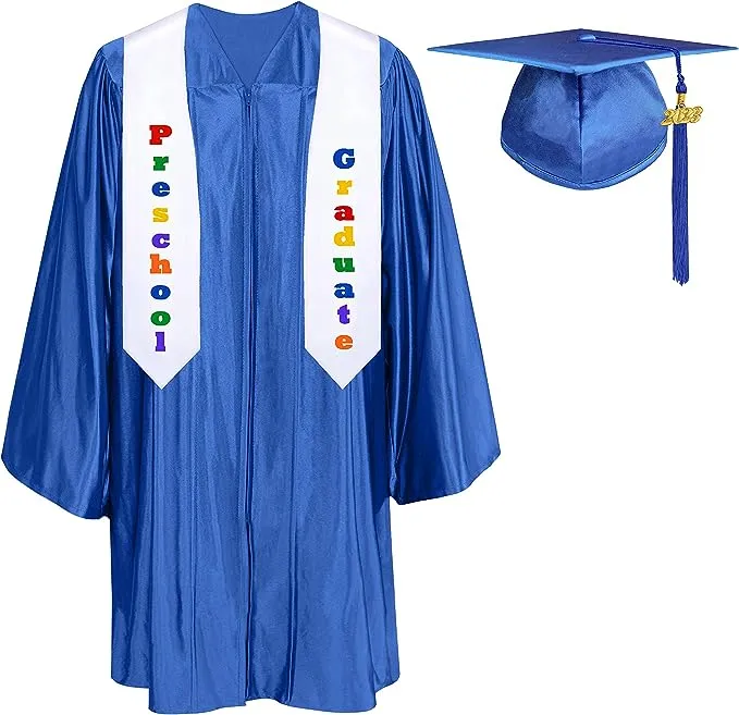 Printed Graduation Stole 50" Length for Home School | Preschool | Kindergarten