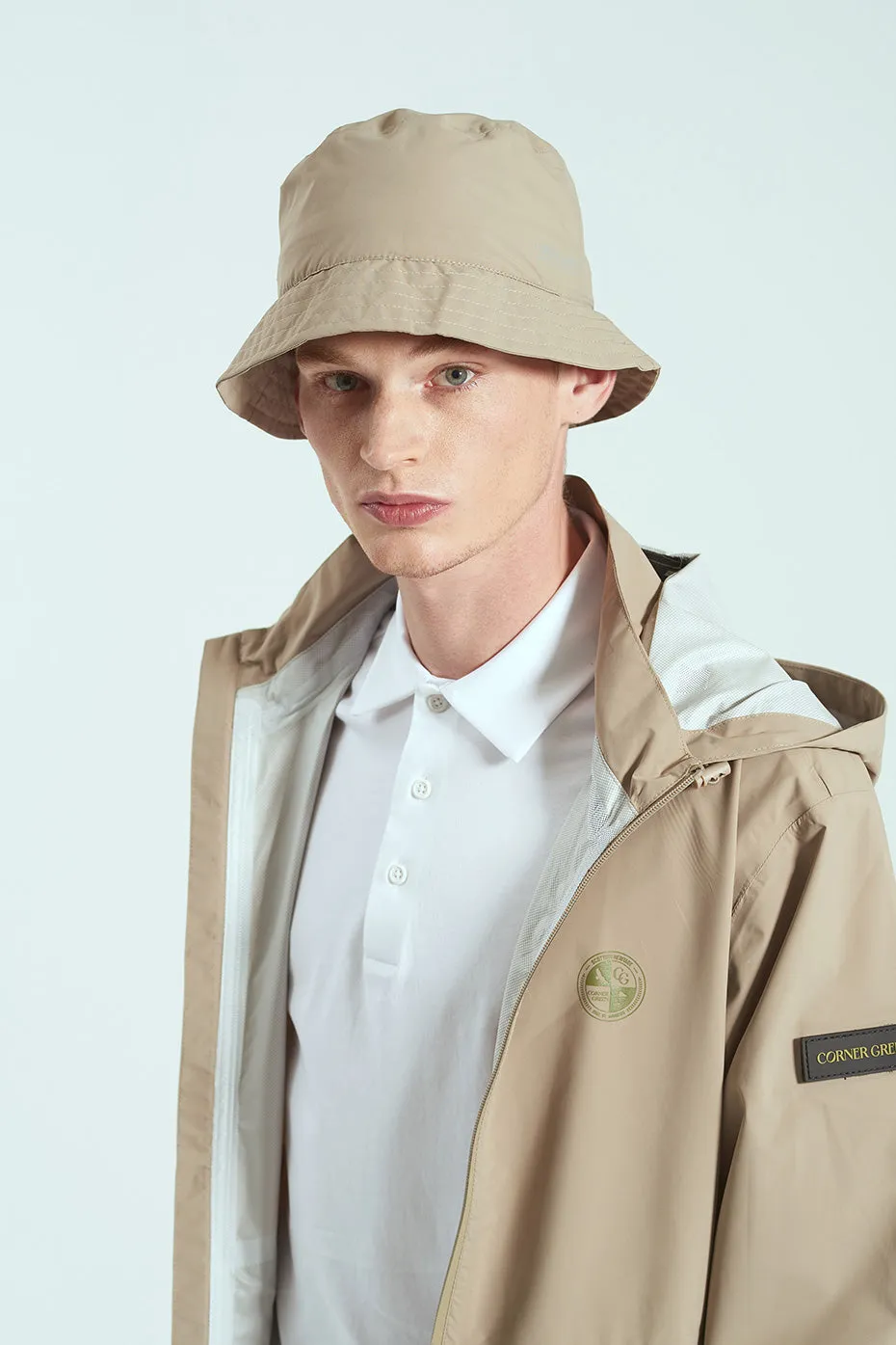 PROTECHT Unisex Rain Bucket Hat - Beige