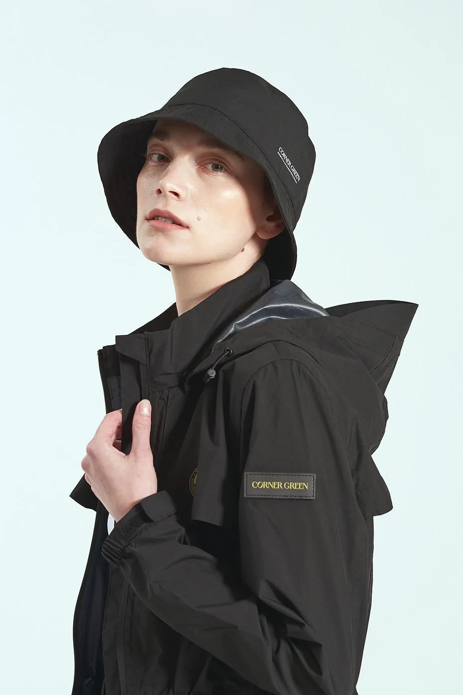 PROTECHT Unisex Rain Bucket Hat - Black