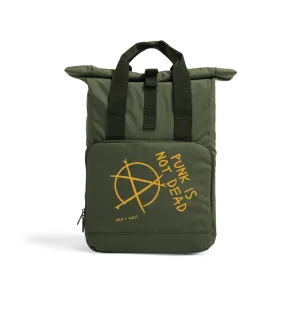 Punk Is Not Dead Roll Top Recycled Rucksack