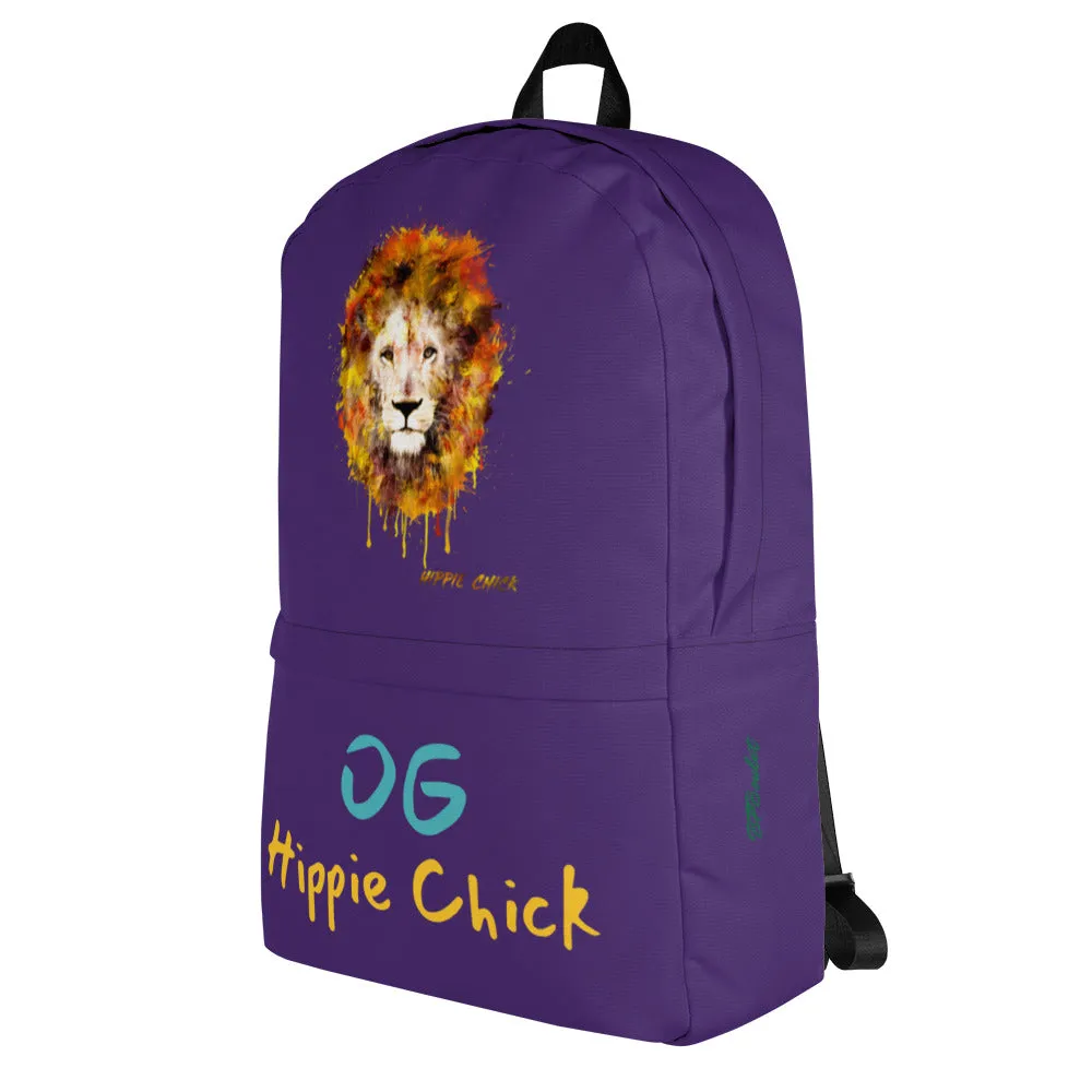 Purple Backpack - OG Hippie Chick
