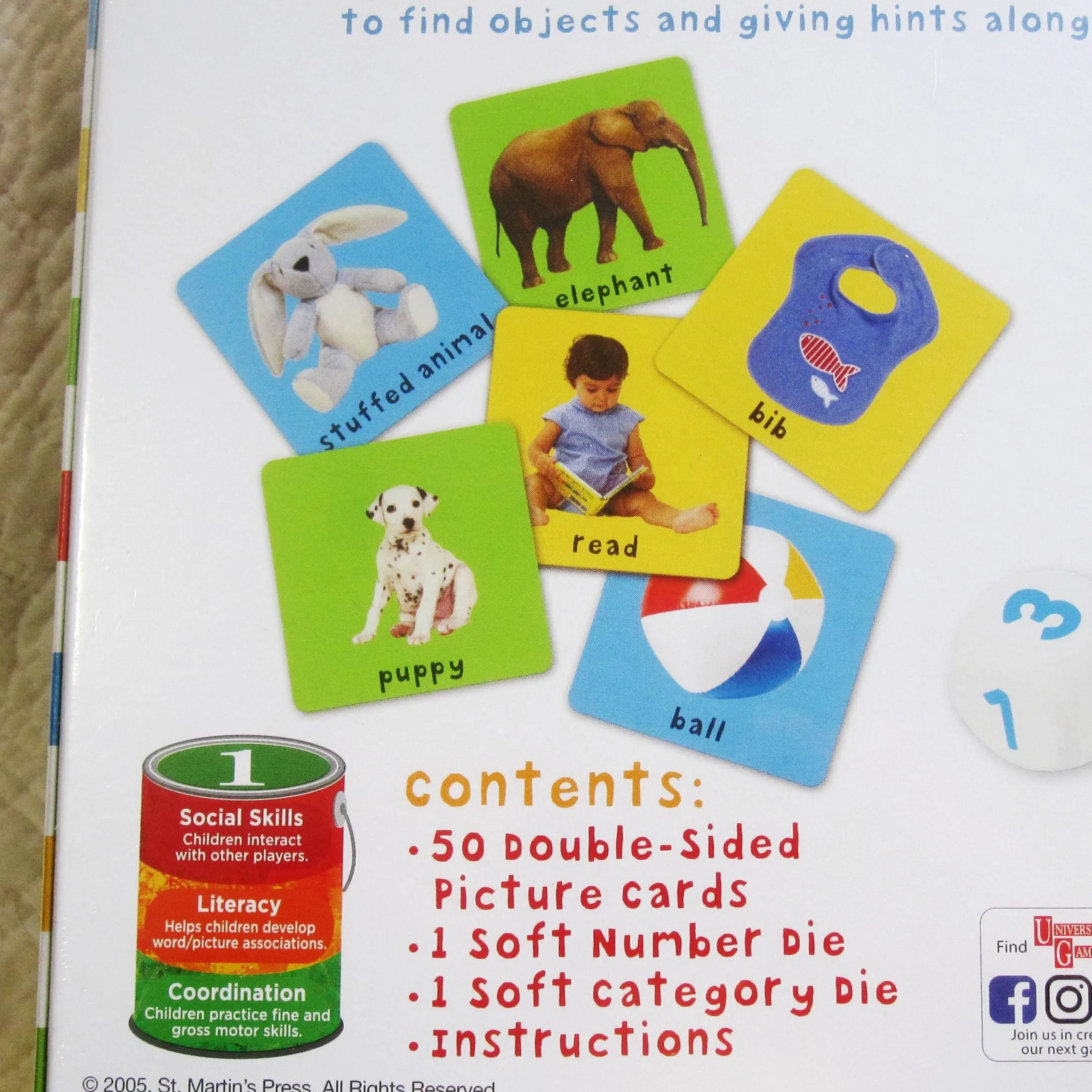 "First 100 Words" Activity Game, Ages 2 