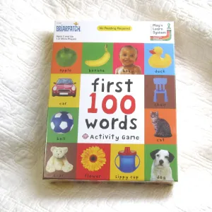 "First 100 Words" Activity Game, Ages 2 
