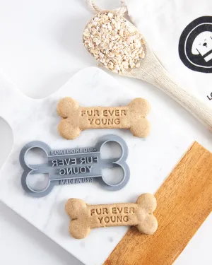 "Fur Ever Young" Dog Bone Cookie Cutter