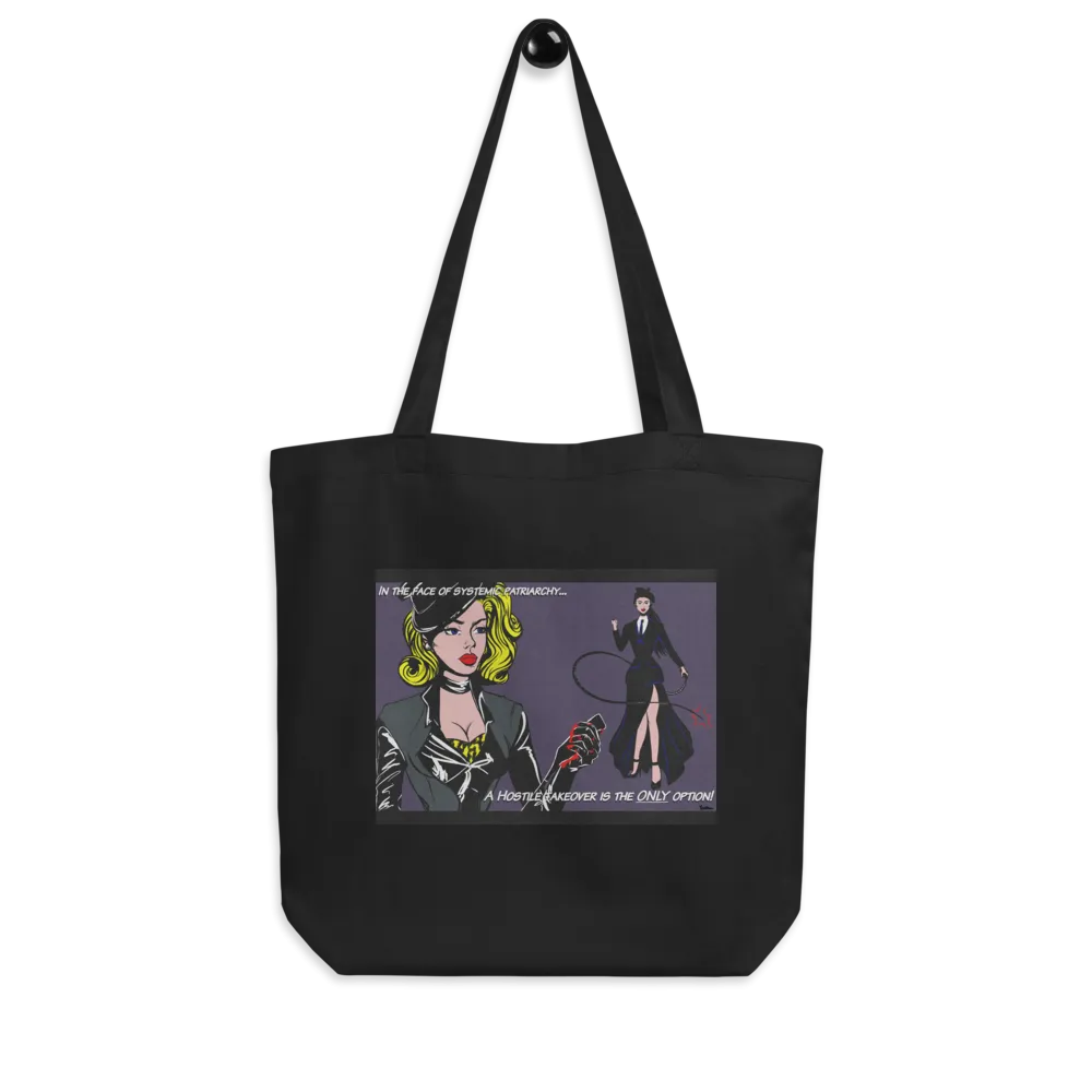 "System Takeover" Feminist Themed Premium Organic Tote Bag