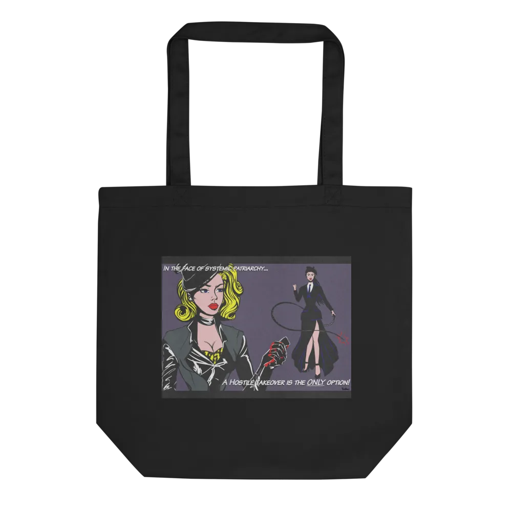 "System Takeover" Feminist Themed Premium Organic Tote Bag