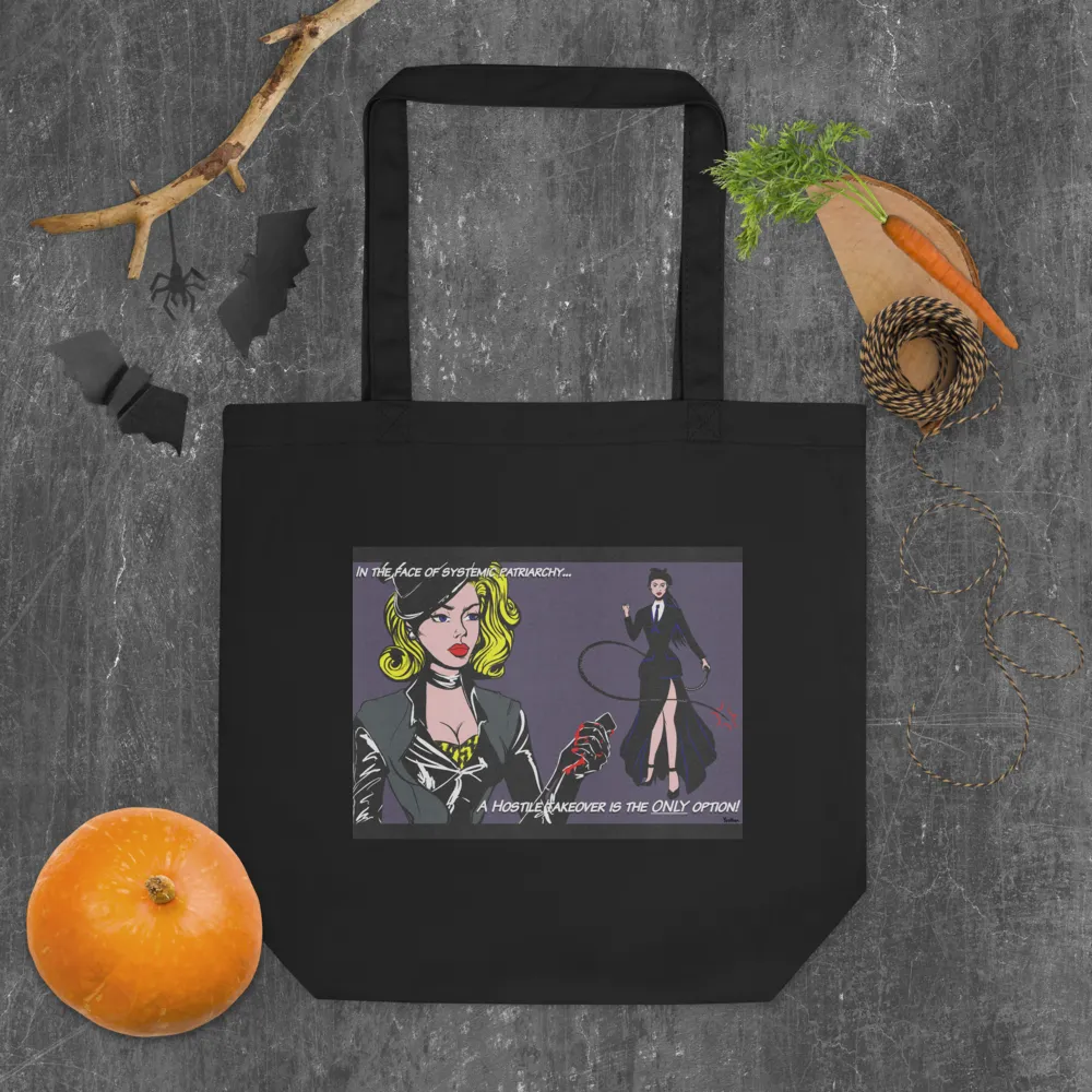 "System Takeover" Feminist Themed Premium Organic Tote Bag