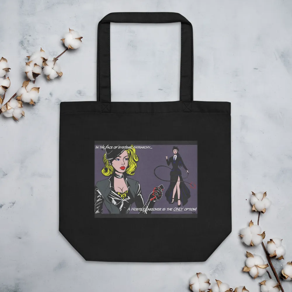 "System Takeover" Feminist Themed Premium Organic Tote Bag
