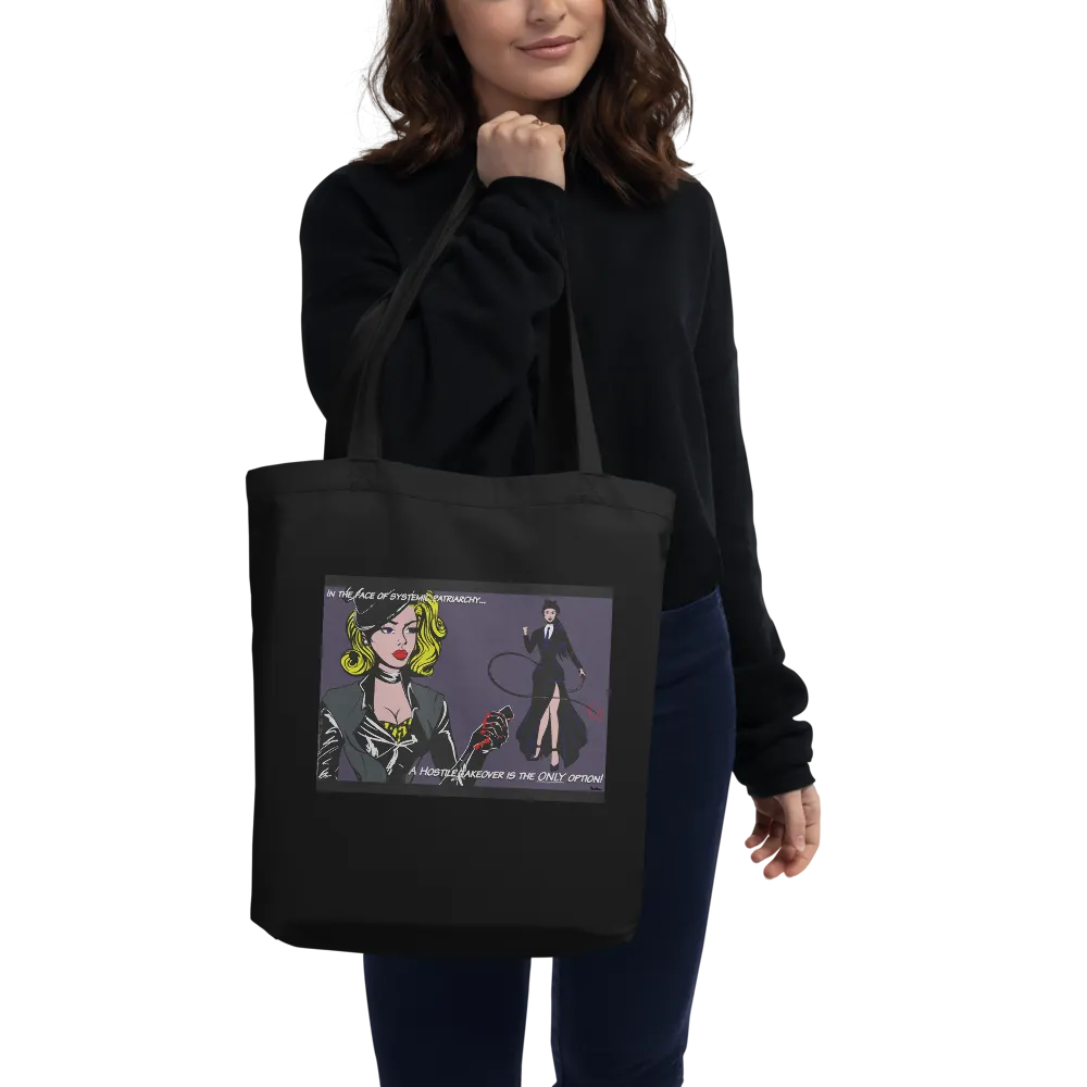 "System Takeover" Feminist Themed Premium Organic Tote Bag