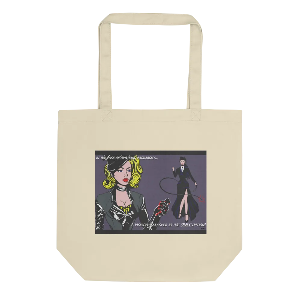 "System Takeover" Feminist Themed Premium Organic Tote Bag