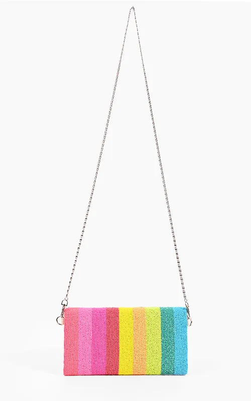 Rainbow Bee Clutch
