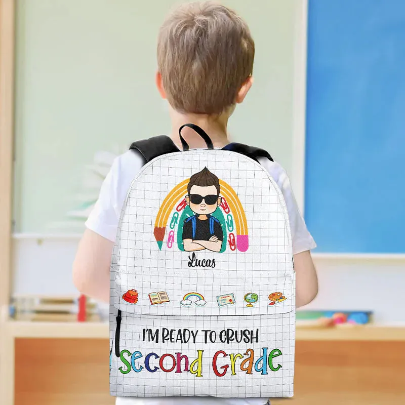 Ready To Crush School - Personalized Kid Backpack