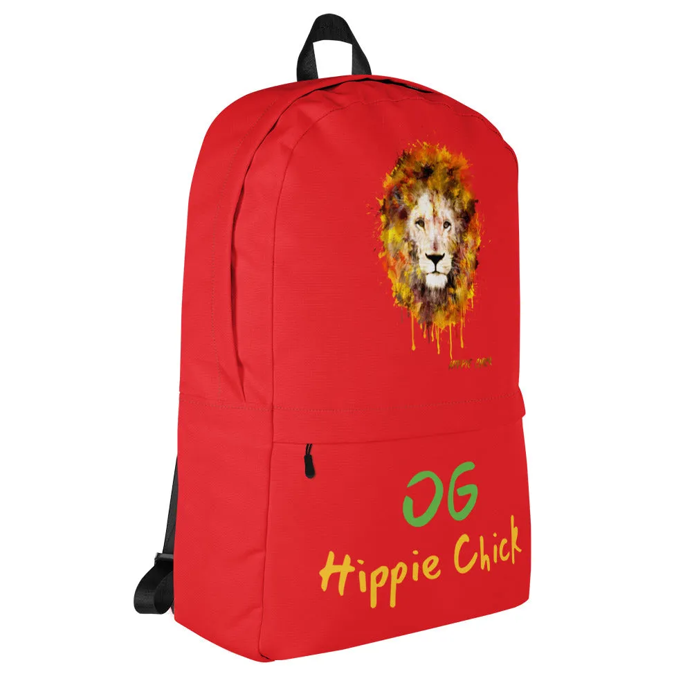 Red Backpack - OG Hippie Dude