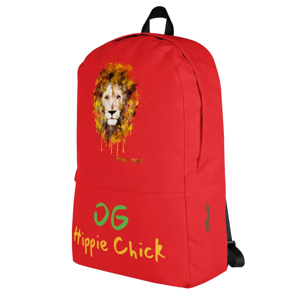 Red Backpack - OG Hippie Dude