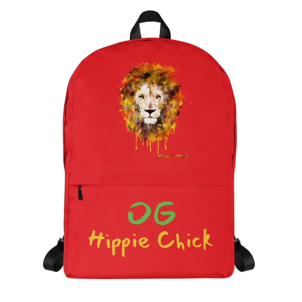 Red Backpack - OG Hippie Dude