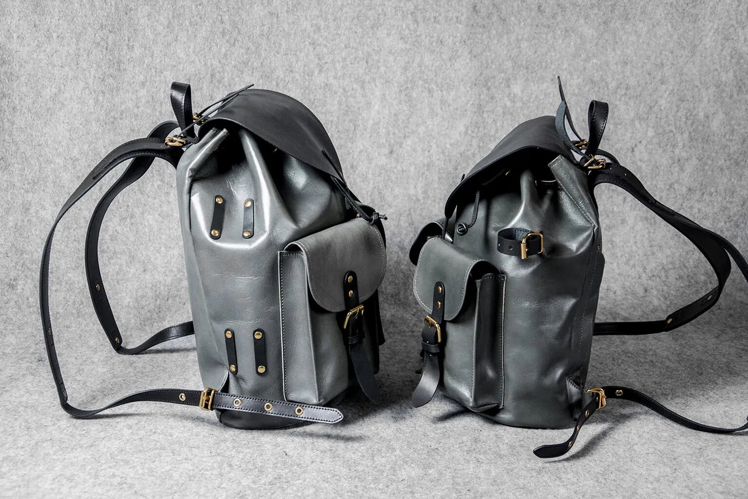 RETRO MOTORCYCLE BACKPACK - black