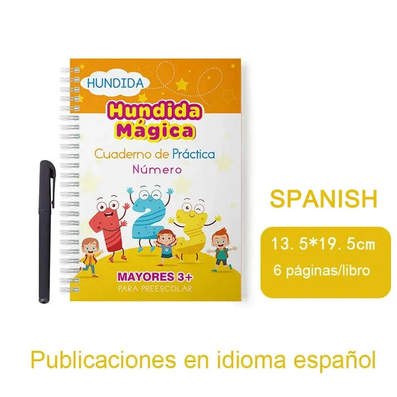 Reusable Calligraphy Book for Preschool Kids