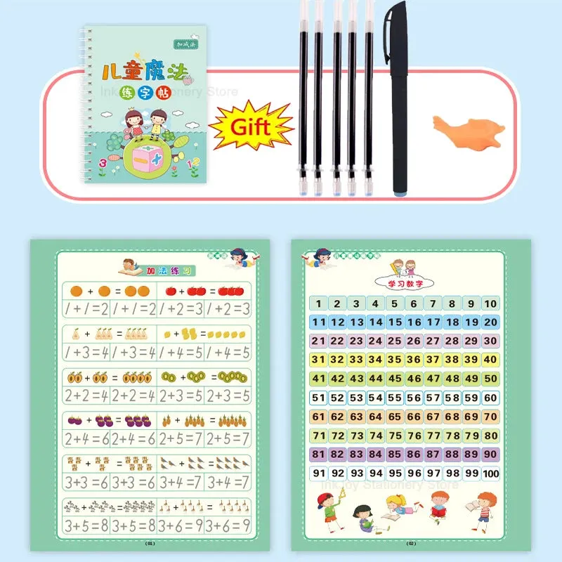 Reusable Calligraphy Book for Preschool Kids