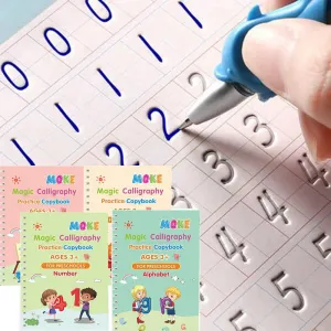 Reusable Calligraphy Book for Preschool Kids