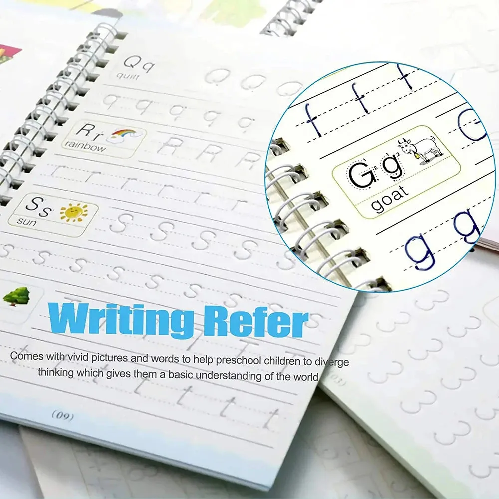Reusable Calligraphy Book for Preschool Kids
